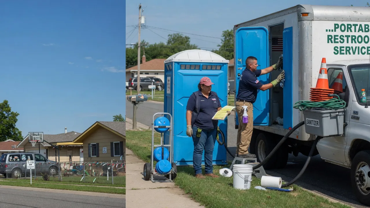 Portable Toilet Rental in Lansing, KS near me